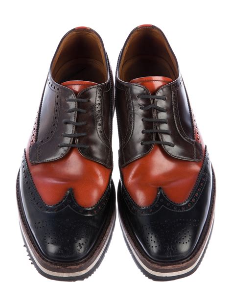 prada platform brogues men|Prada lace up shoes.